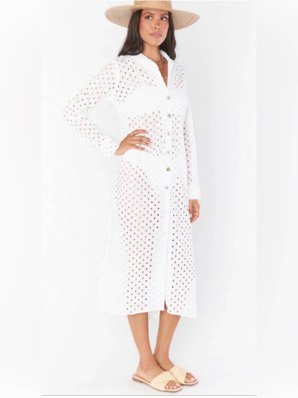 Show Me Your Mumu Eyelet Coverup